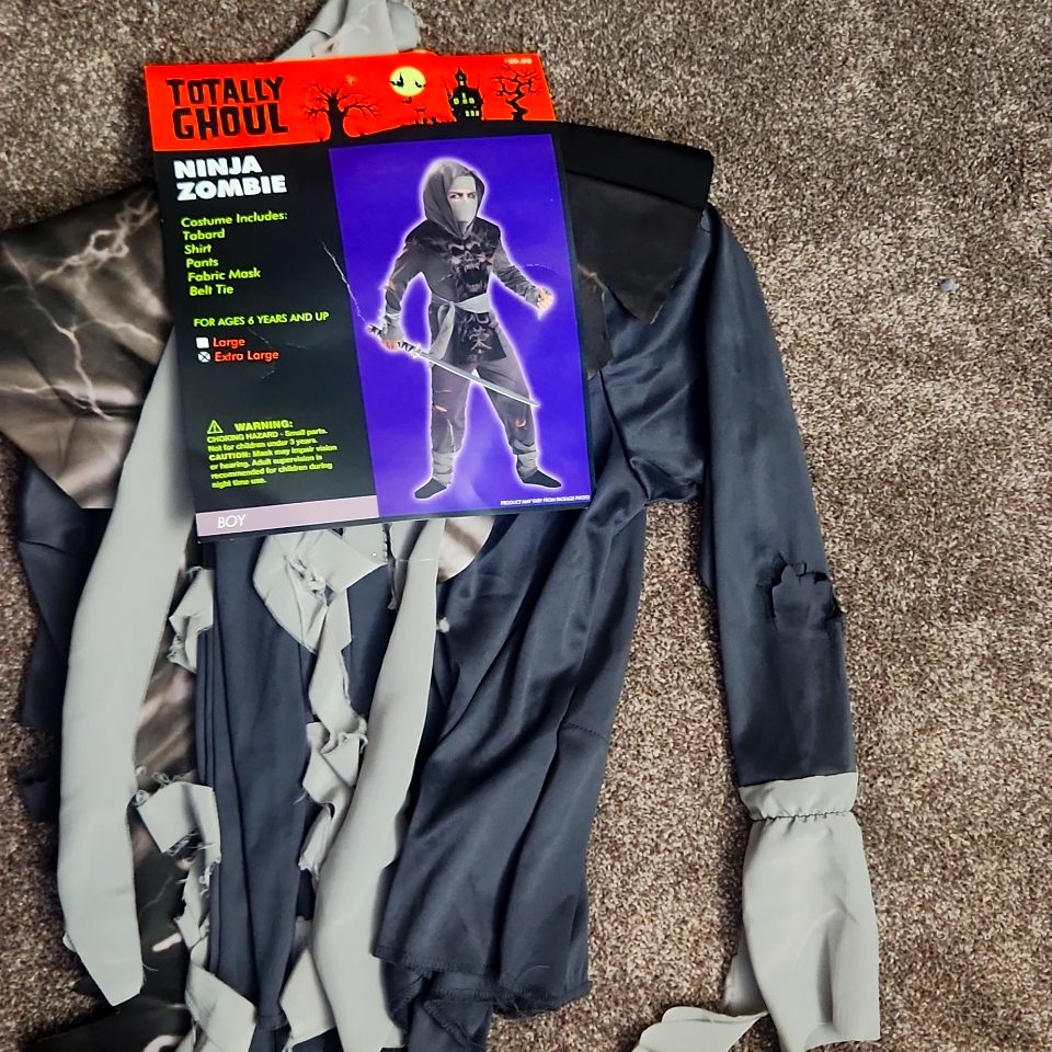 Ninja Zombie Halloween Costumes
